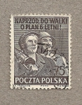 Sellos de Europa - Polonia -  Trabajadores