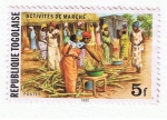 Stamps Africa - Togo -  Activités de marché