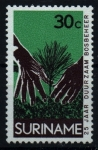 Sellos de America - Surinam -  serie- 25 aniv. comisión forestal nacional