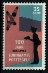 Stamps : America : Suriname :  serie- Centenario sello en Surinam