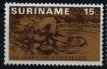 Stamps Suriname -  Centenario politica de concesión