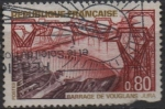 Stamps France -  Vouglans Dan,Jura