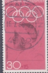 Stamps Germany -  OLIMPIADA MEXICO'68 Helene Mayer (1910-1953)