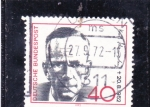 Stamps Germany -  Kurt Schumacher (1895-1952), social democrata politico