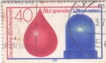 Stamps Germany -  Gota de sangre y luz del coche de policía