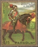Stamps Paraguay -  Pinturas de caballeros
