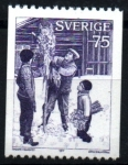 Sellos de Europa - Suecia -  Navidad
