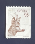 Stamps : Europe : Sweden :  Ciervo