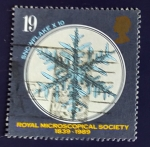 Stamps United Kingdom -  Microscopia