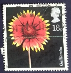 Stamps United Kingdom -  Flores