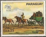 Stamps : America : Paraguay :  Centenario de la UPU