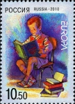 Stamps : Europe : Russia :  Europa (C.E.P.T.) 2010 - Libros infantiles