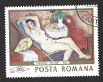 sello : Europa : Rumania : 2089 - Pintura de Desnudos