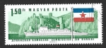 Stamps Hungary -  1831 - XXV Sesión de la Comisión del Danubio