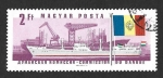 Stamps Hungary -  1833 - XXV Sesión de la Comisión del Danubio