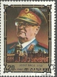 Stamps North Korea -  Josip Bros Tito (1892-1980)