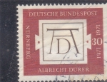 Stamps Germany -  Signum de Alberto Durero (1471-1528), pintor