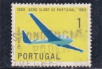 Sellos de Europa - Portugal -  50 aniversario Aero club de Portugal