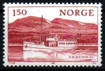 Sellos de Europa - Noruega -  serie- Servicio marítimo de los lagos