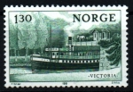 Stamps : Europe : Norway :  serie- Servicio marítimo de los lagos