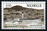  de Europa - Noruega -  serie- Servicio marítimo de los lagos
