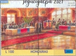 Sellos de America - Honduras -  Bicentenario de la Independencia - Vistas de Tegucigalpa (2021)