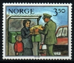Stamps Norway -  serie- Noruega en el trabajo- correos