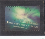 Stamps Finland -  Aurora boreal 