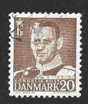 Sellos de Europa - Dinamarca -  320 - Frederik IX de Dinamarca