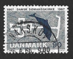 Stamps Denmark -  446 - Centenario de la Iglesia de los Marineros Daneses en Puertos Extranjeros
