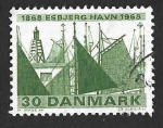 Sellos de Europa - Dinamarca -  447 - Centenario del Puerto de Esbjerg