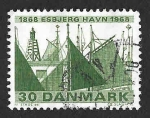 Stamps Denmark -  447 - Centenario del Puerto de Esbjerg