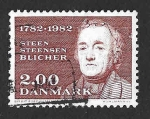 Stamps Denmark -  727 - Steen Steensen Blicher