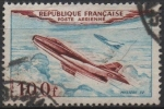 Stamps France -  Jet Avion Mystere