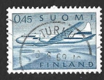 Sellos de Europa - Finlandia -  C10 - Convair 440