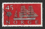 Sellos de Europa - Noruega -  384 - Industria Naviera Noruega