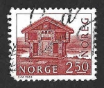 Stamps Norway -  721 - Casa de Troncos
