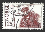 Stamps Norway -  731 - LXXV Cumpleaños del Rey