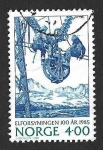 Stamps Norway -  866 - Centenario de la Electrificación de Noruega