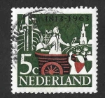 Sellos de Europa - Holanda -  419 - 150 Aniversario de la Fundación del Reino de los Países Bajos