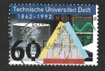 Stamps Netherlands -  804 - 150 Aniversario de la Universidad Tecnológica de Delft