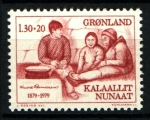Sellos de Europa - Groenlandia -  Centenario nacimiento- Explorador