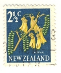 Stamps New Zealand -  flor