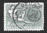Stamps Belgium -  585 - Declaración de Derechos Humanos de la ONU
