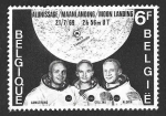 Stamps Belgium -  726 - Armstrong, Collins y Aldrin