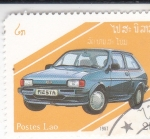 Stamps Laos -  Ford Fiesta