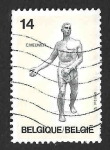 Stamps Belgium -  1393 - Escultura