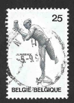 Stamps Belgium -  1394 - Escultura