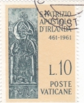 Sellos de Europa - Vaticano -  St. Patricio Apostol de Irlanda 