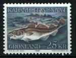 Sellos de Europa - Groenlandia -  Fauna- Bacalao